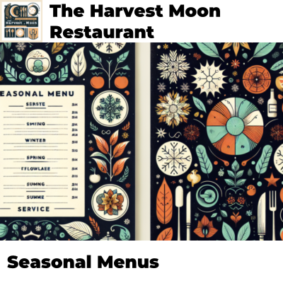 Seasonal Menus